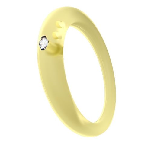 ring yellow trasparent